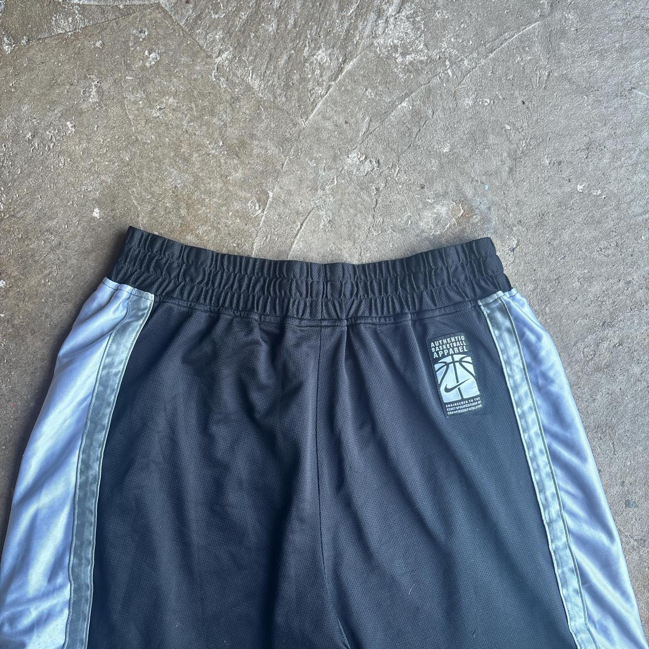 Black/Silver Nike Dri-Fit Basketball Shorts