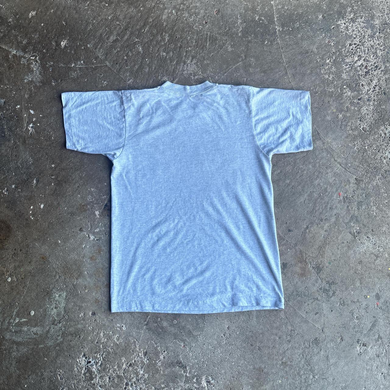 Grey Single Stitch Graphic T-Shirt - S