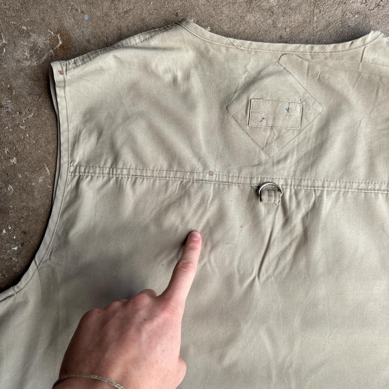 Tan Utility Vest w/ Technical Pockets - L