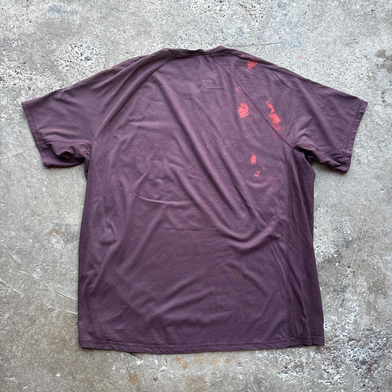 Burgundy Carhartt pocket tee