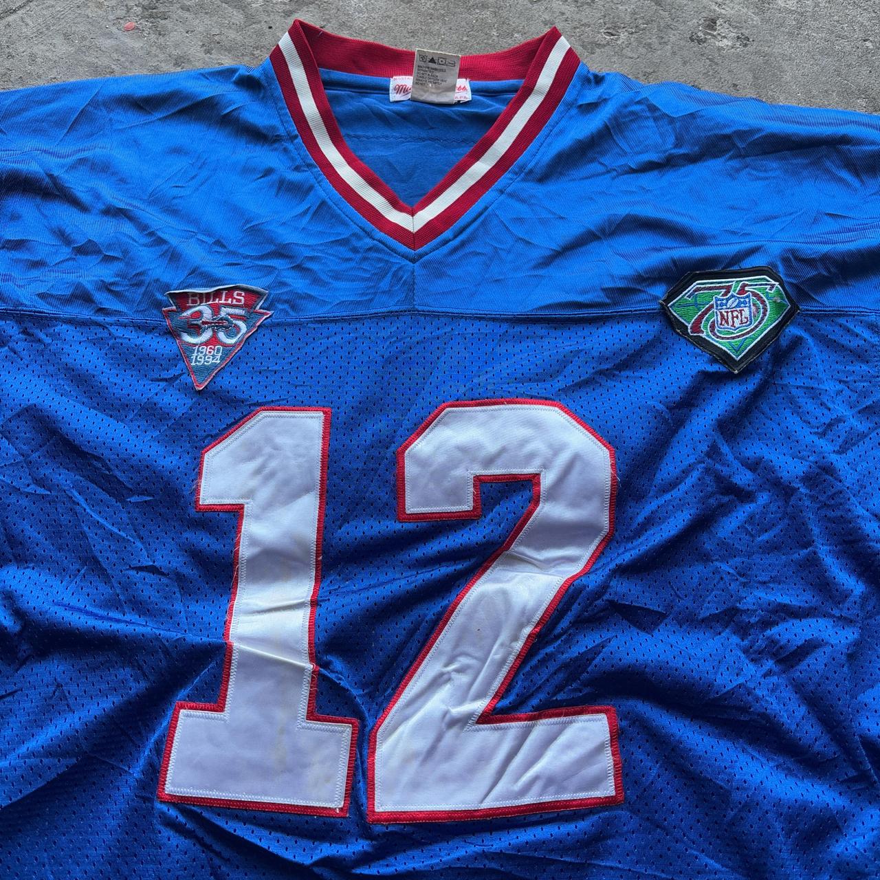 Men's Jim Kelly Royal Buffalo Bills 1994 Authentic Jersey