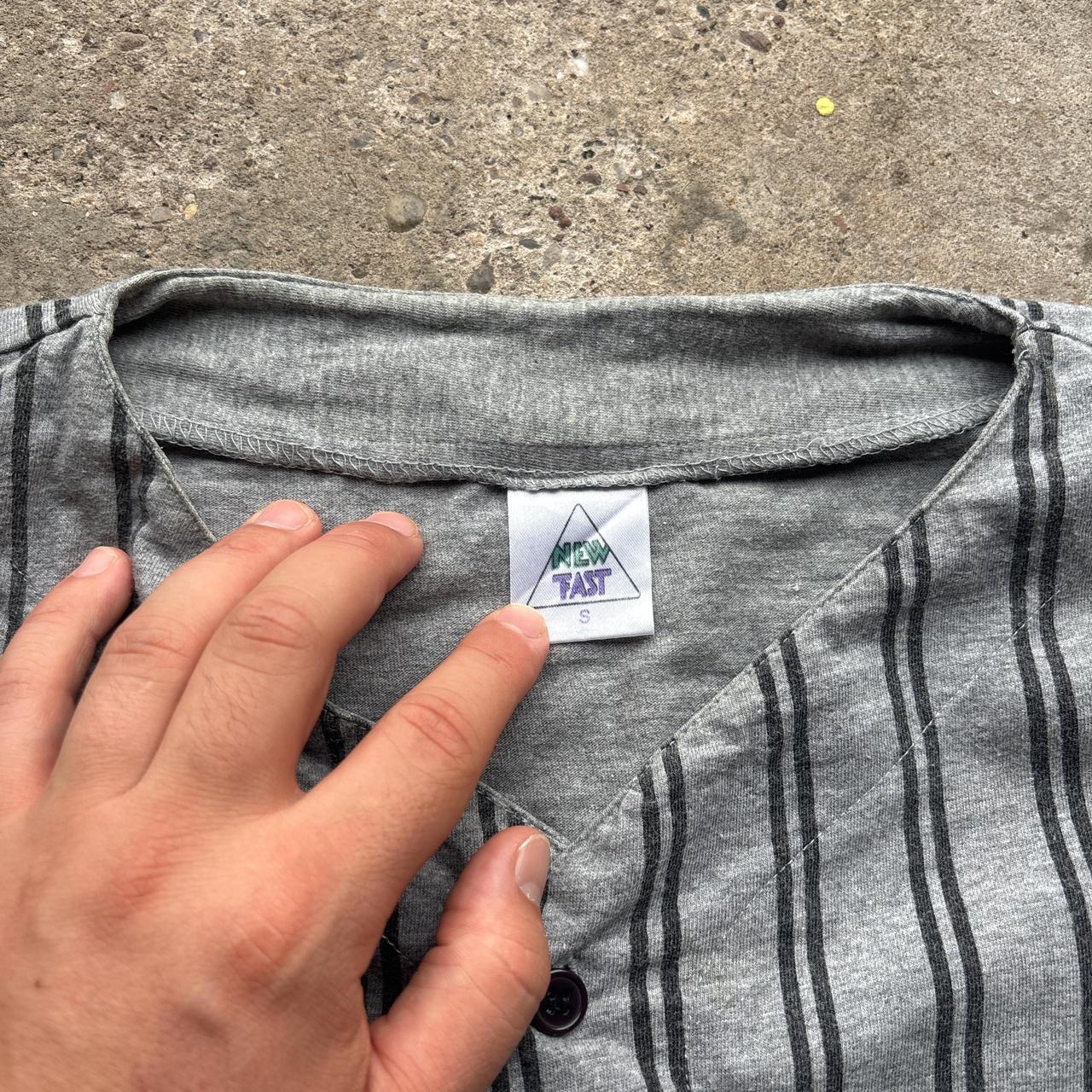 Vintage C&A Grey and black baseball jersey - M