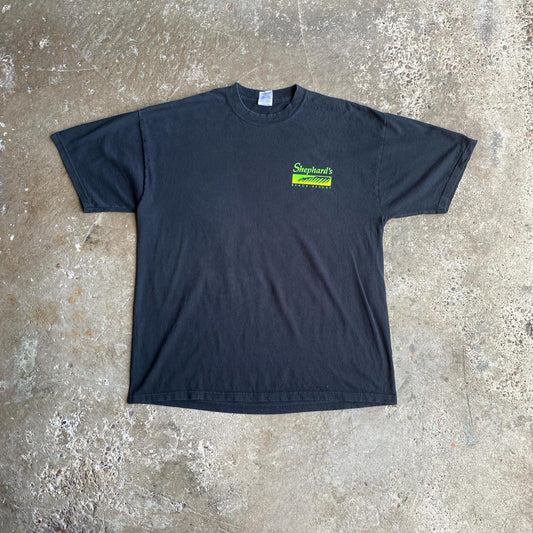 Black Graphic Bar T-Shirt - XL