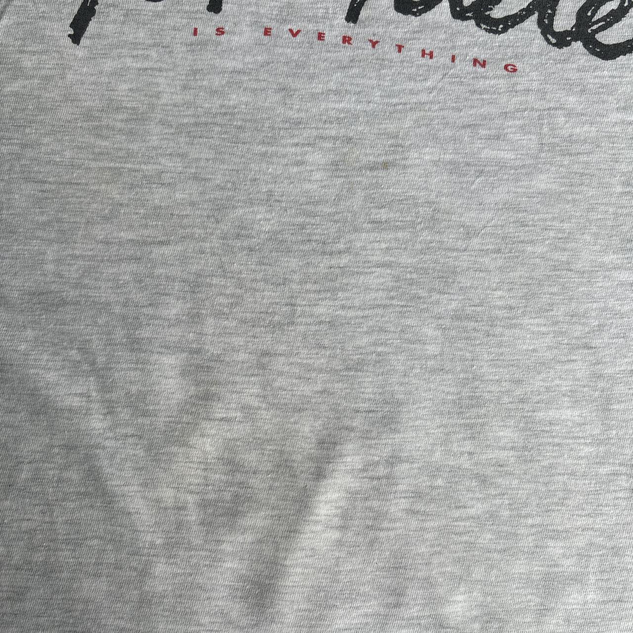 Grey Single Stitch Graphic T-Shirt - XL