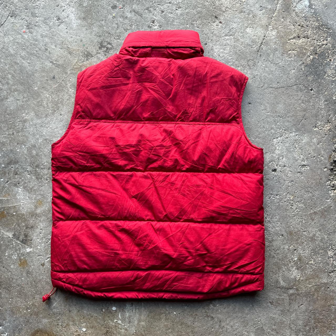 Red Nike puffer gilet