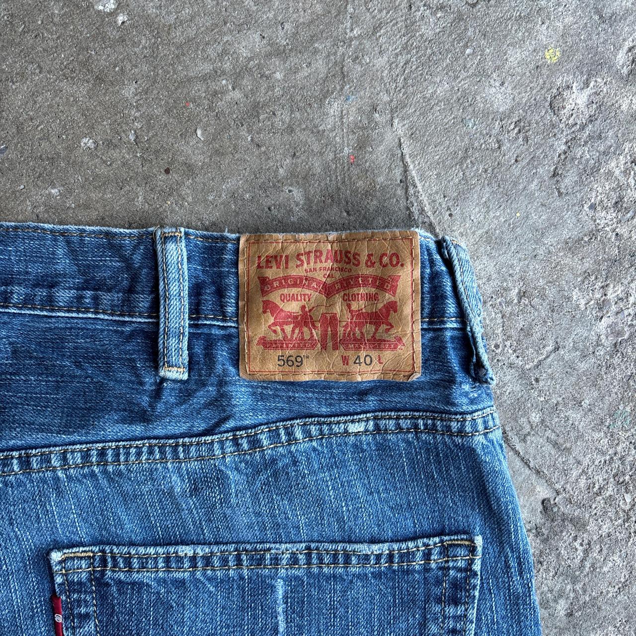 Levi’s 469 Blue Denim Jean Shorts (Jorts)
