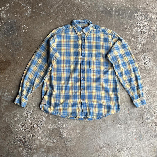 Blue & Yellow Flannel Shirt GANT - L