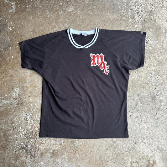 Black Logo Baseball T-Shirt