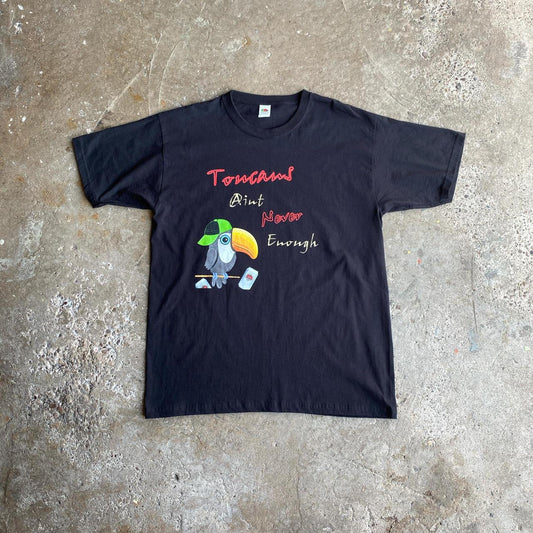 Black Vintage ‘Toucan’ Beer T-Shirt - L