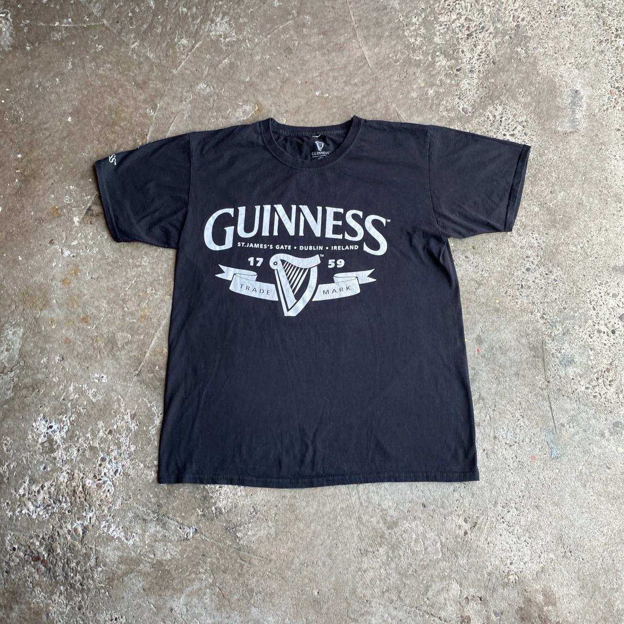 Vintage Black Guinness Graphic T-Shirt
