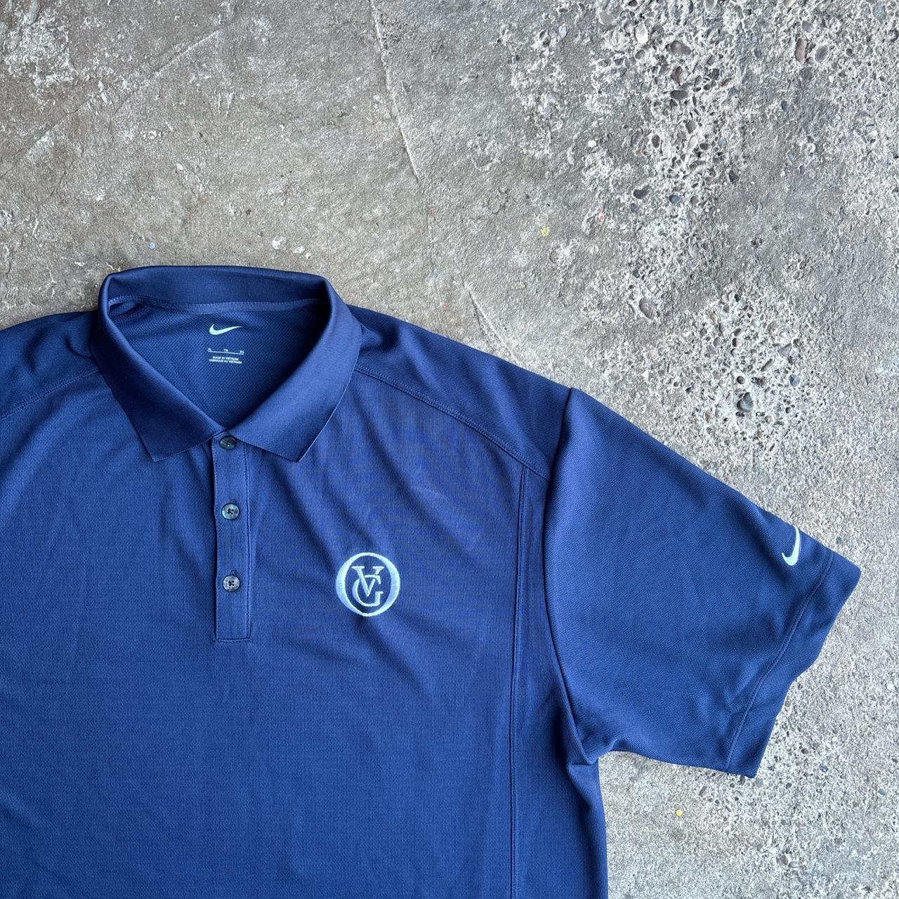 Navy Nike Golf Polo Shirt w/ Embroidered Logo