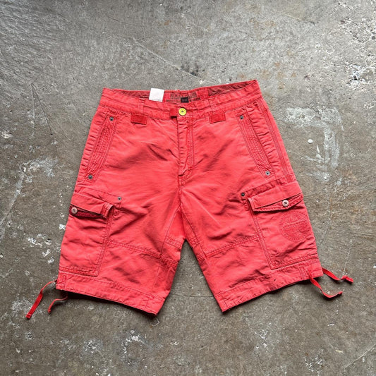 00s Red Napapjiri cargo shorts