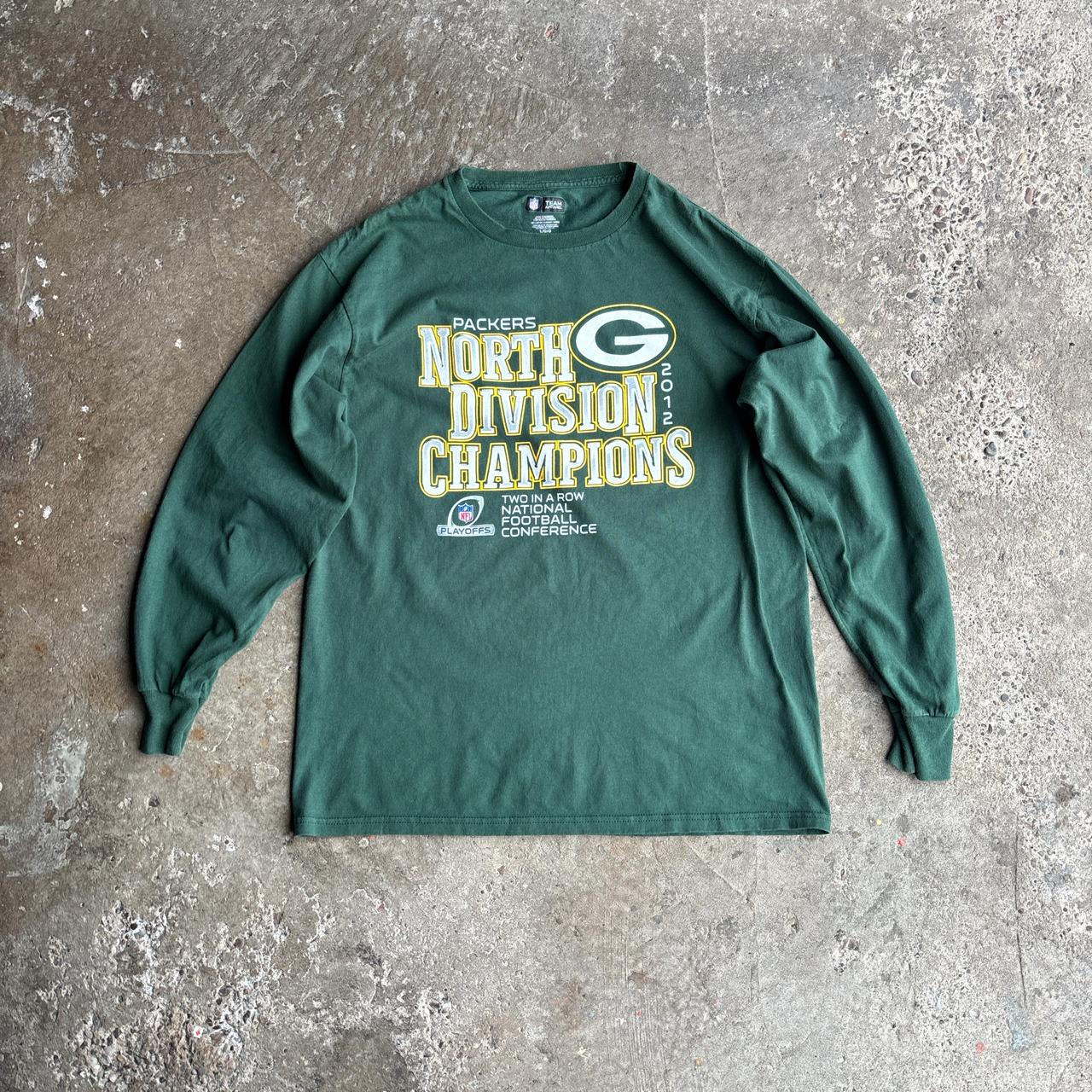 Green NFL Greenbay Packers Long-Sleeve T-Shirt