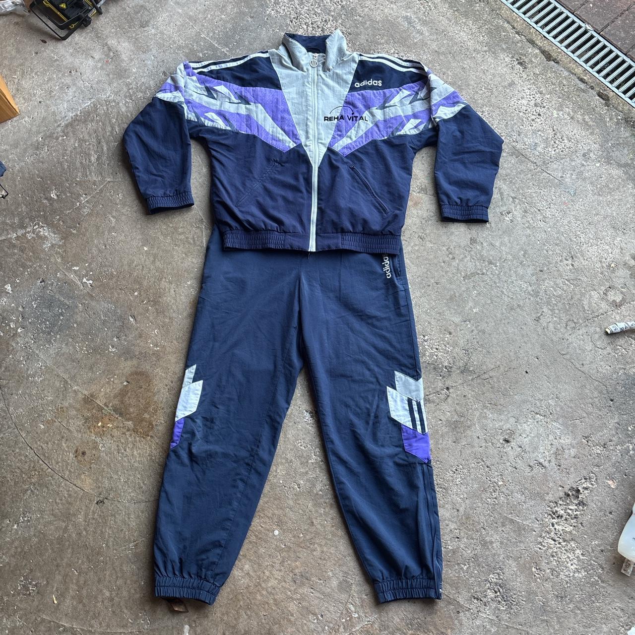 Retro Style Adidas Tracksuit Bottoms (joggers)