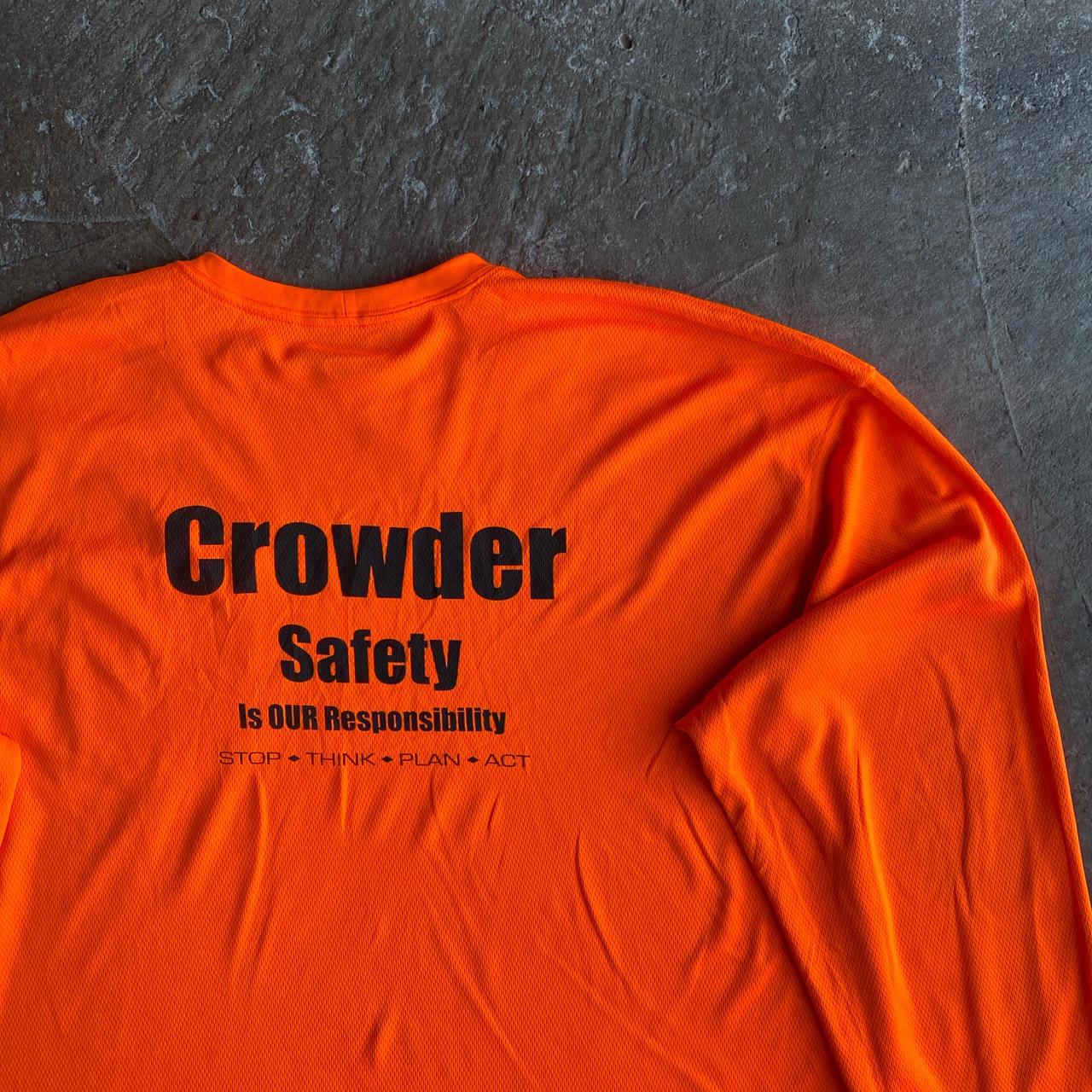 Bright Orange Carhartt Long-Sleeve T-Shirt - 2XL (tall)