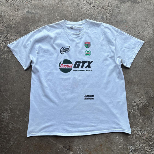 White Castrol Graphic tee - XL