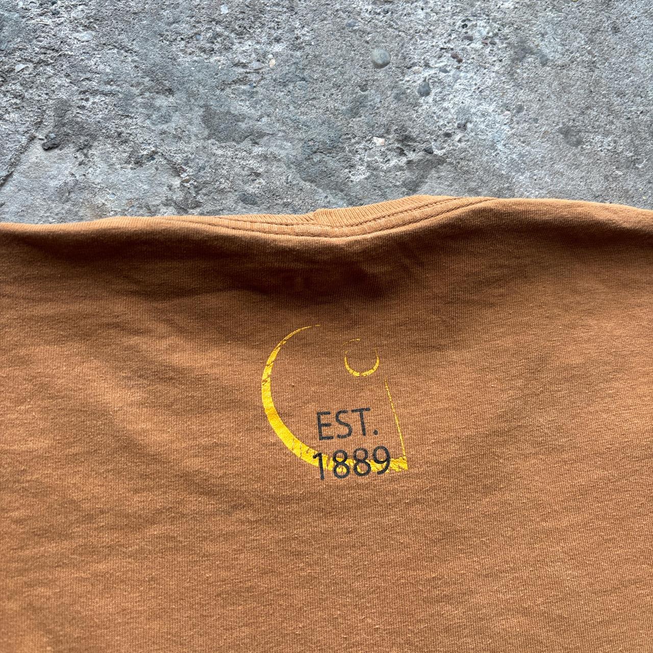 Vintage Tan Carhartt long-sleeve top - L