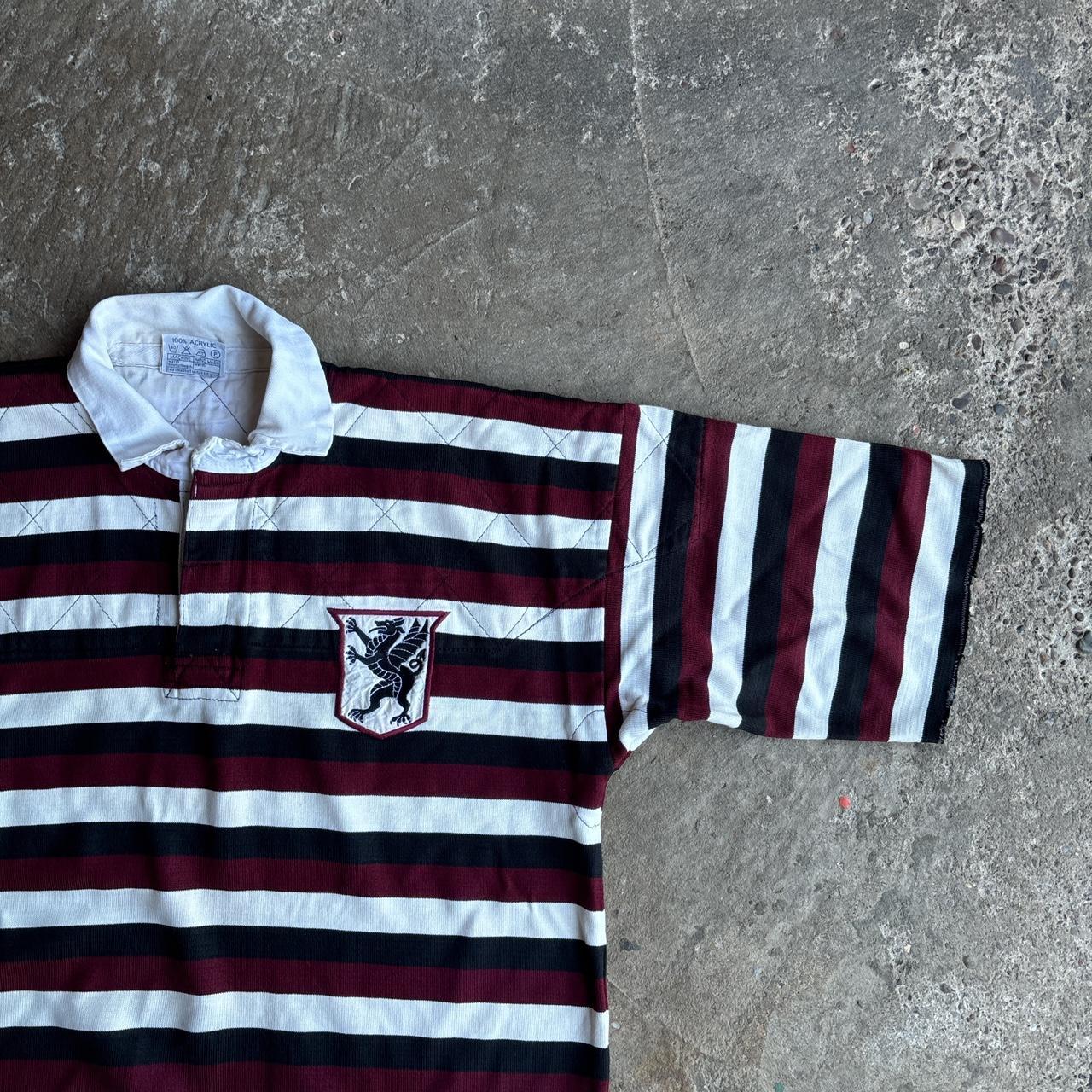 Black & Burgundy ‘17’ Rugby Shirt