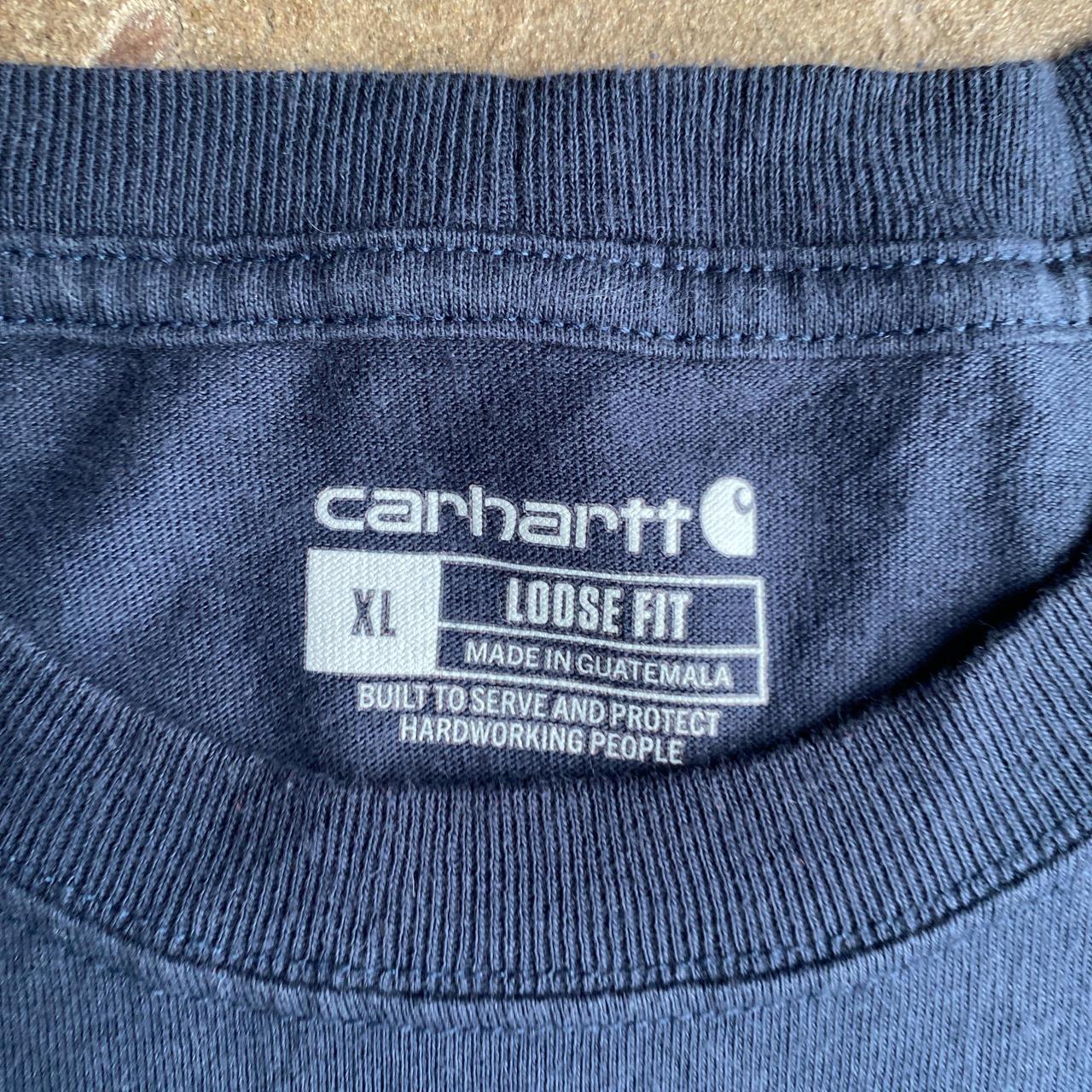 Navy Carhartt Graphic T-Shirt - XL