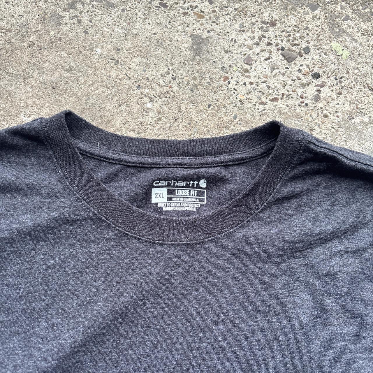 Grey Carhartt long-sleeve top - 2XL