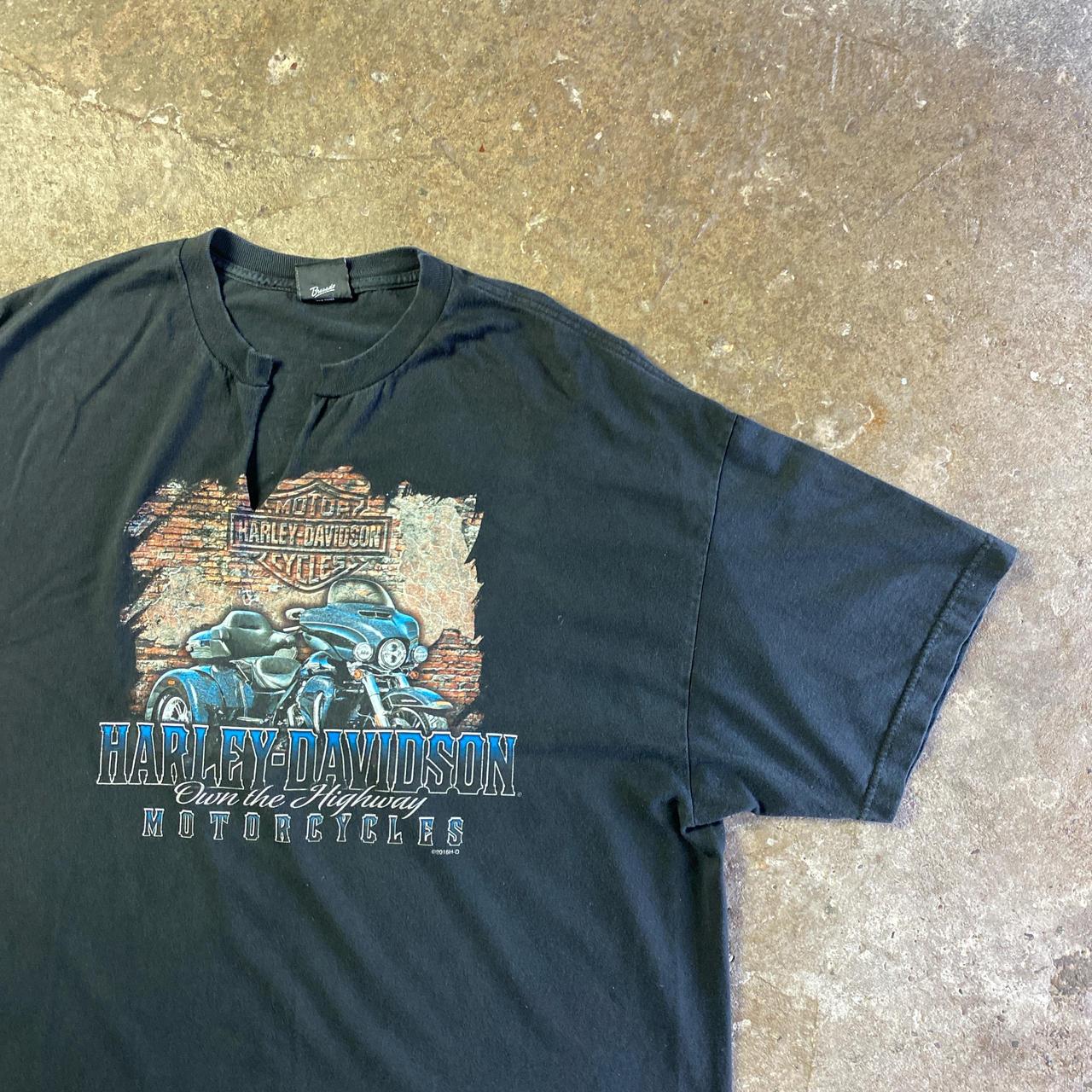 Black Harley Davidson Graphic T-Shirt - 2XL