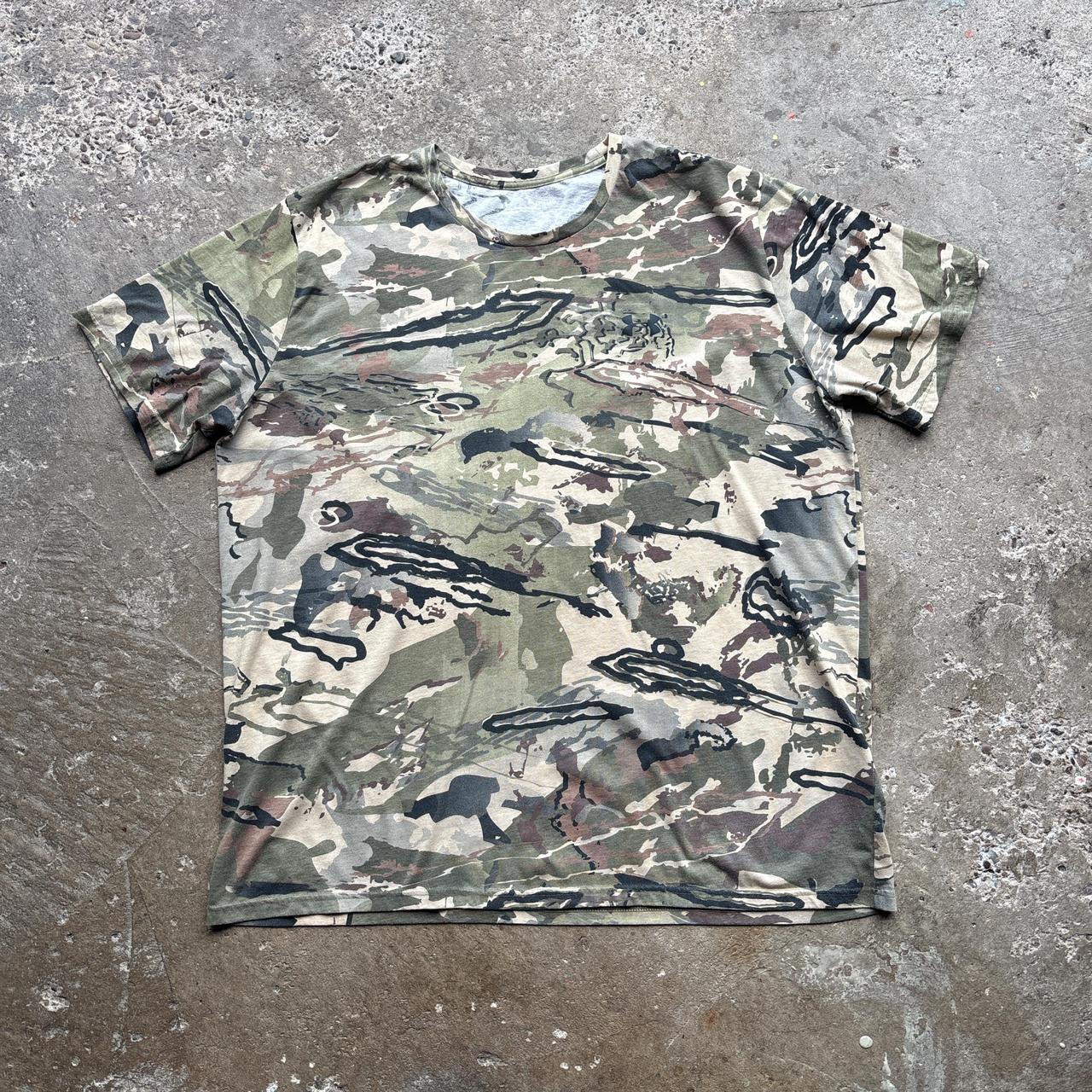 Green Camo Under Armour t-shirt - XXXL