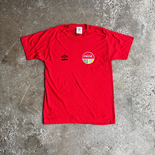 Red Umbro x Coca Cola Vintage Single Stitch T-Shirt - S