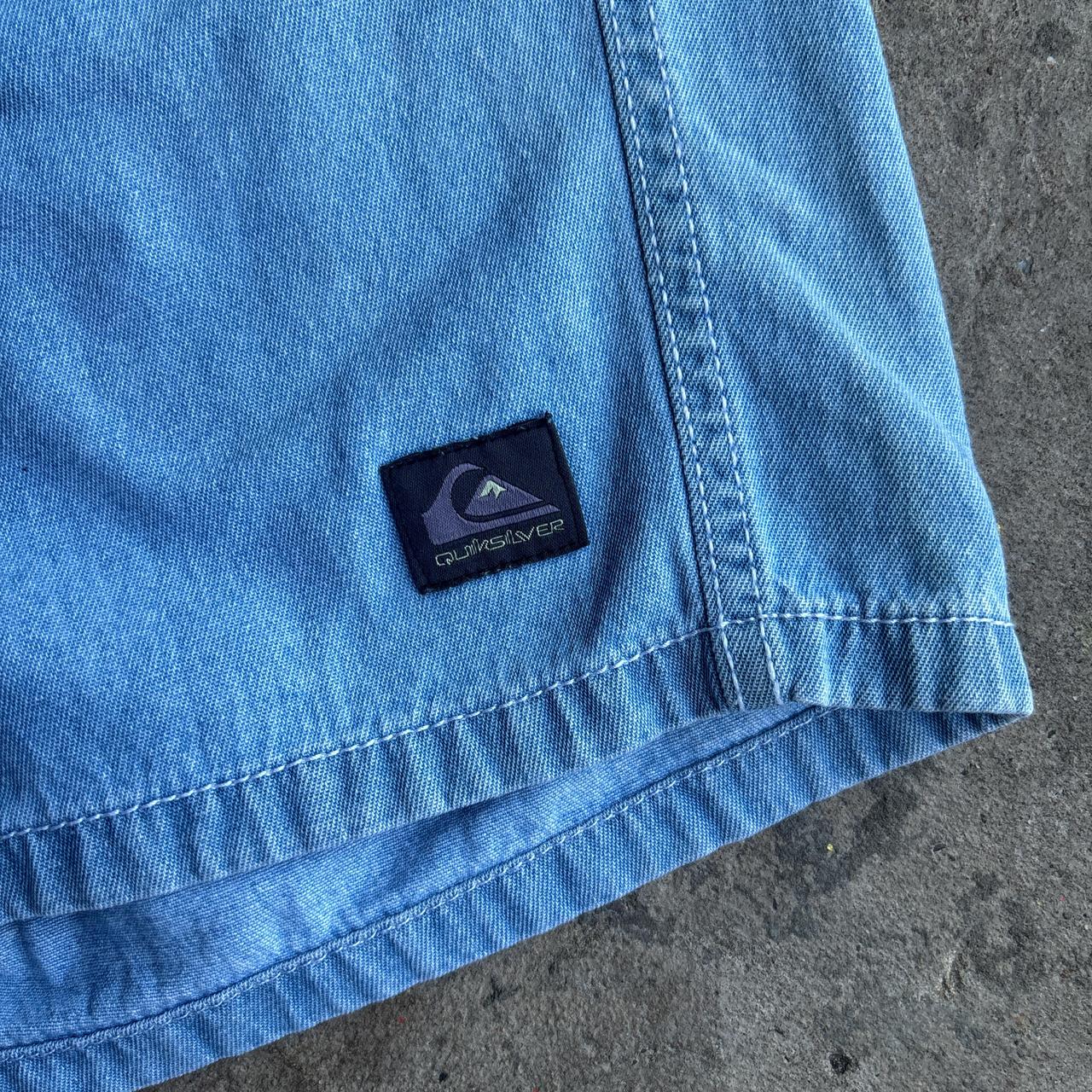 Blue Quiksilver Denim Style Relaxed Shorts
