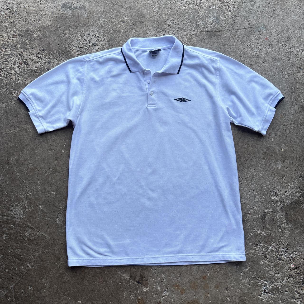 00s White Umbro polo shirt - XL