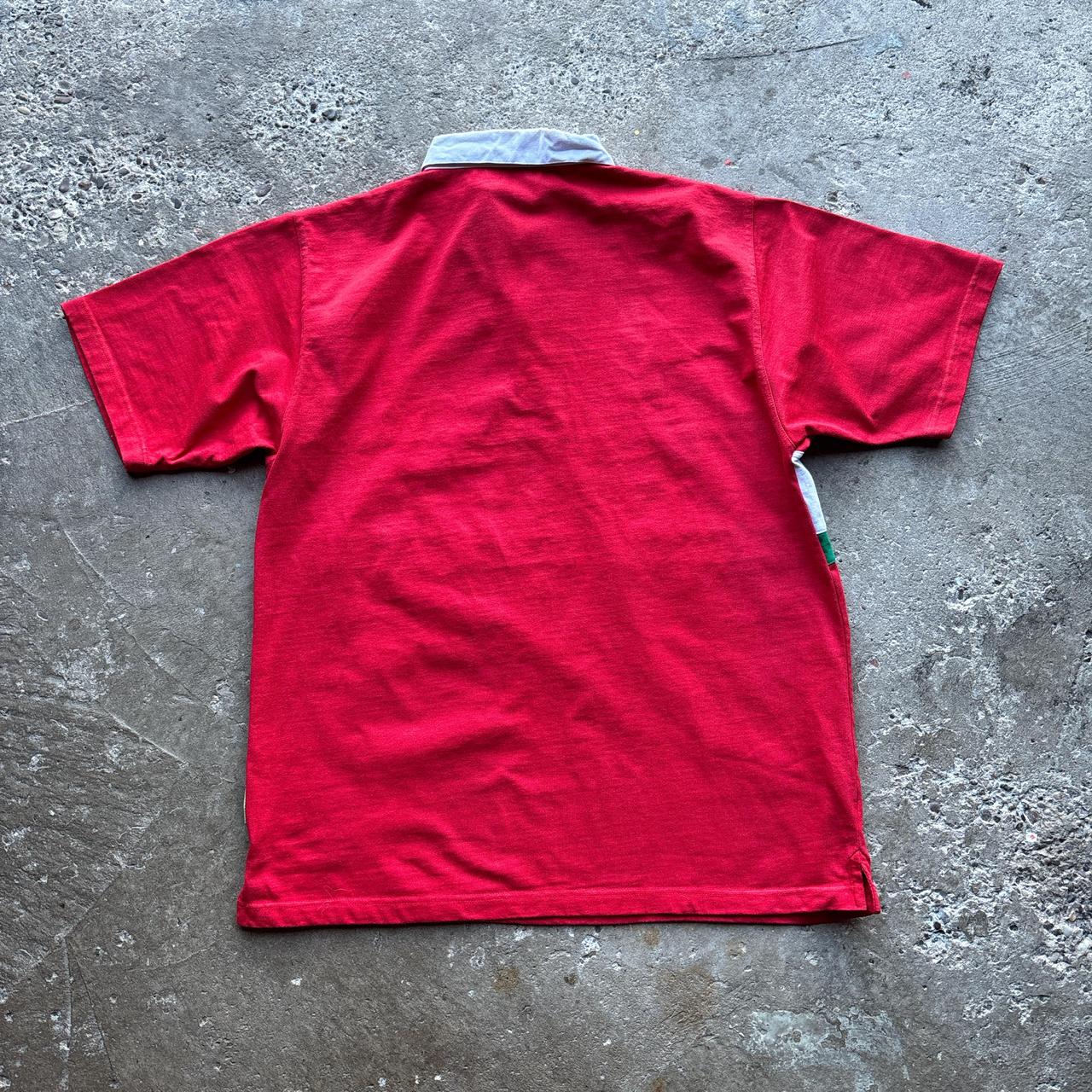 Red 2003 Wales Rugby World Cup Jersey - L