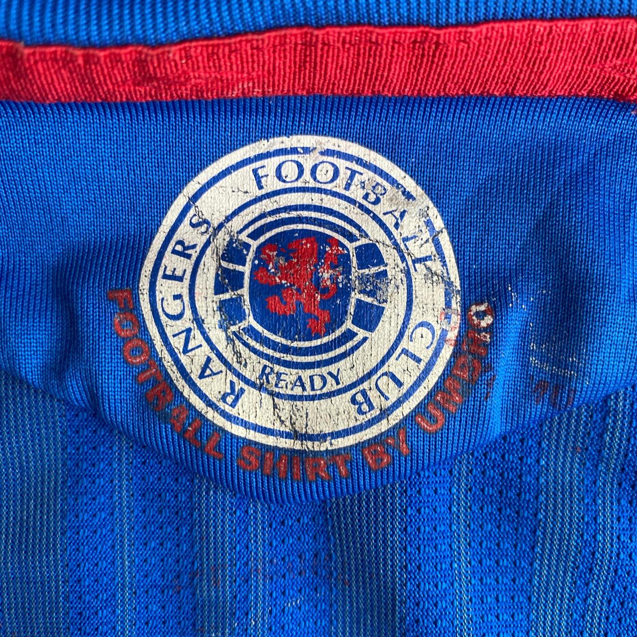 Blue Umbro Rangers 2007-08 Home Shirt
