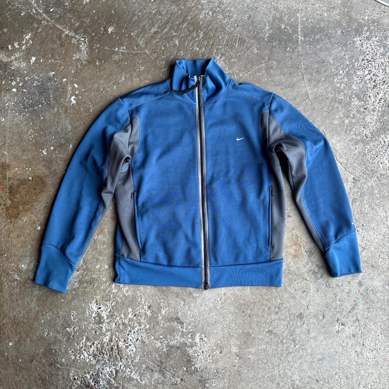 Blue & Grey Nike Full Zip Tracksuit Top