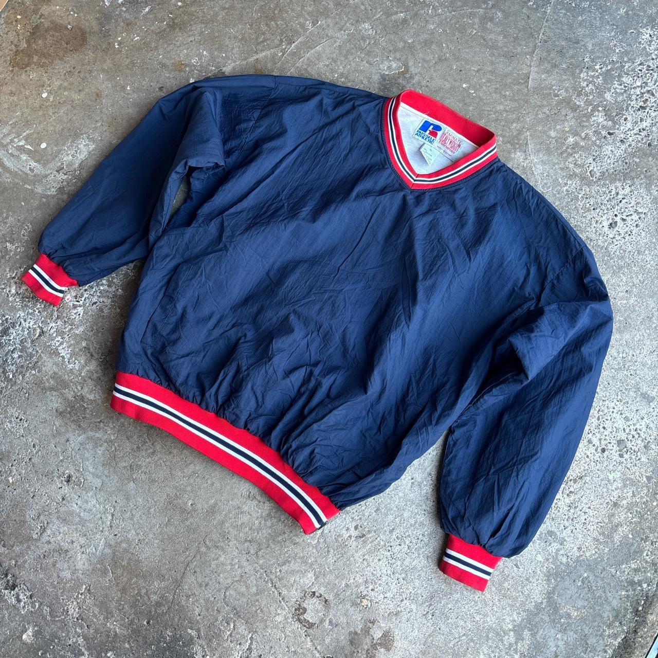 Navy Russell Athletic Windbreaker Jacket