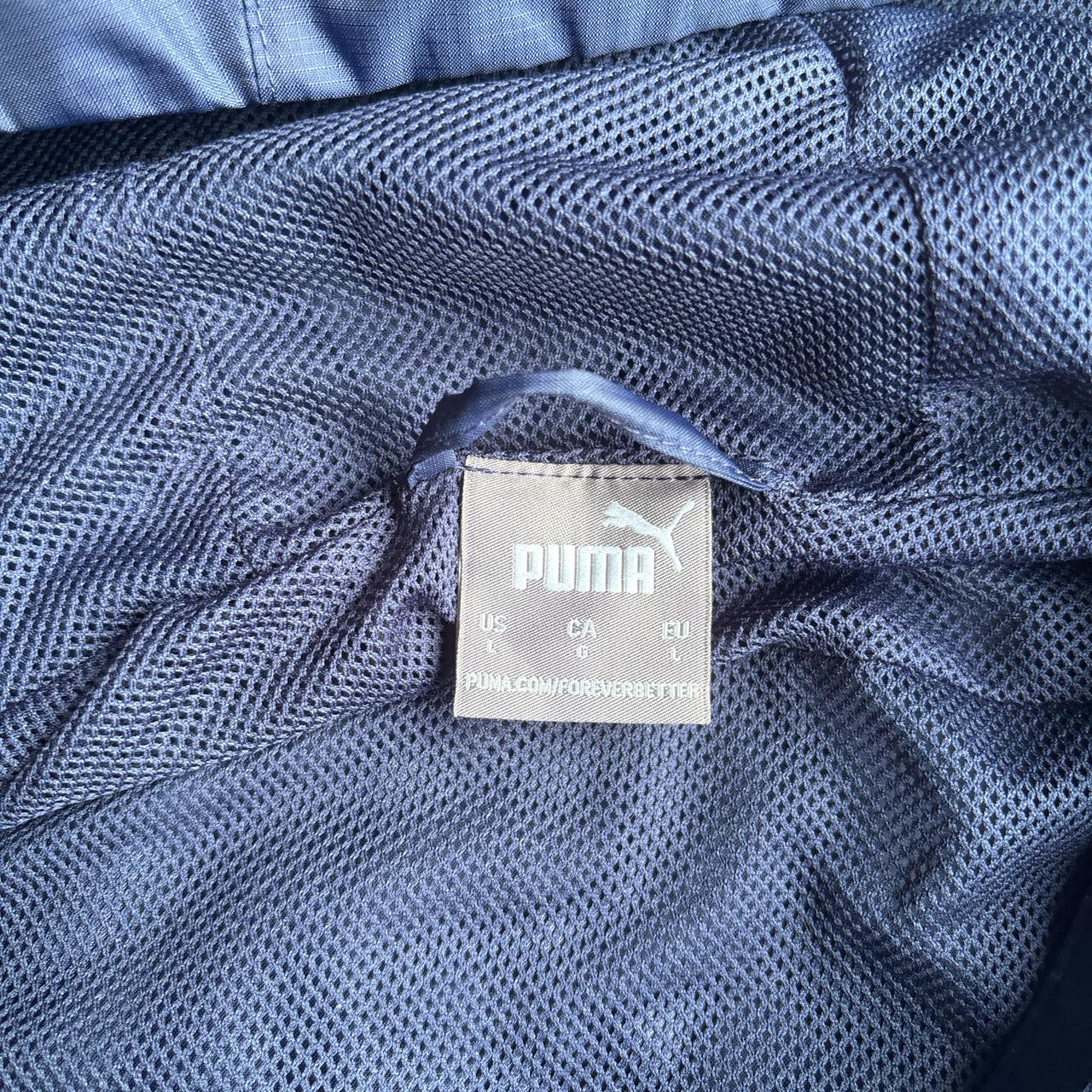 Navy Puma Hooded Stockport County Football Jacket - L