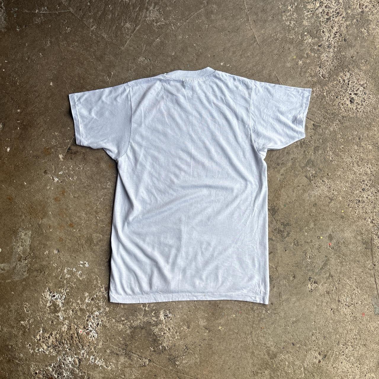 White Single Stitch Graphic 80’s Vintage T-Shirt