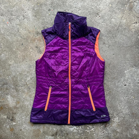 Purple Champion puffer gilet