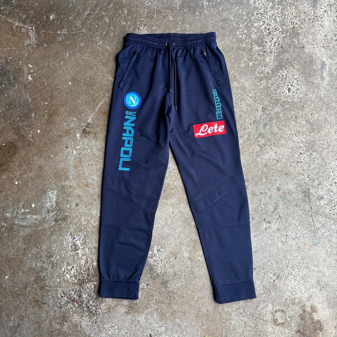 Navy Napoli Kappa Tracksuit Bottoms