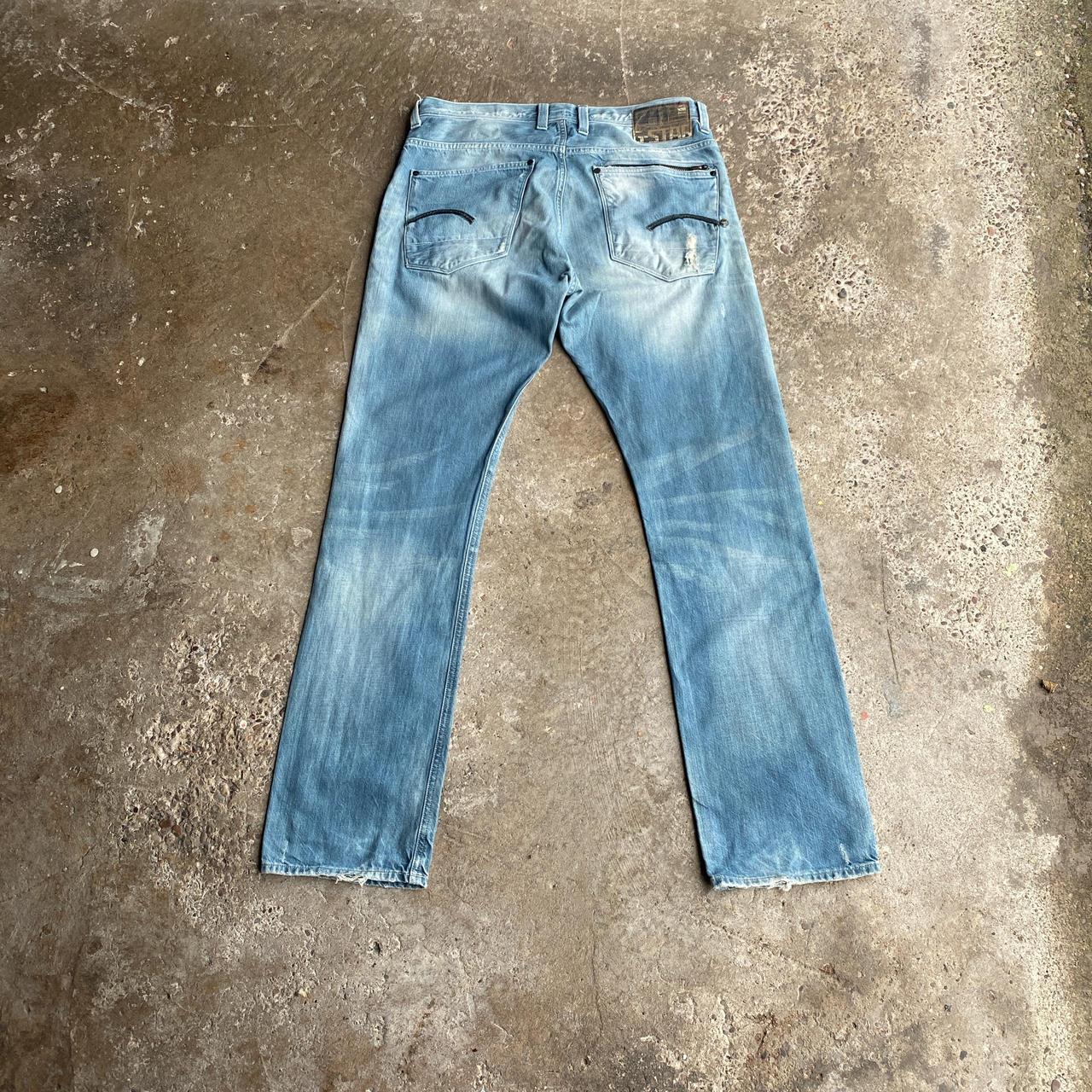 Distressed Blue G-Star RAW Denim Jeans - W34