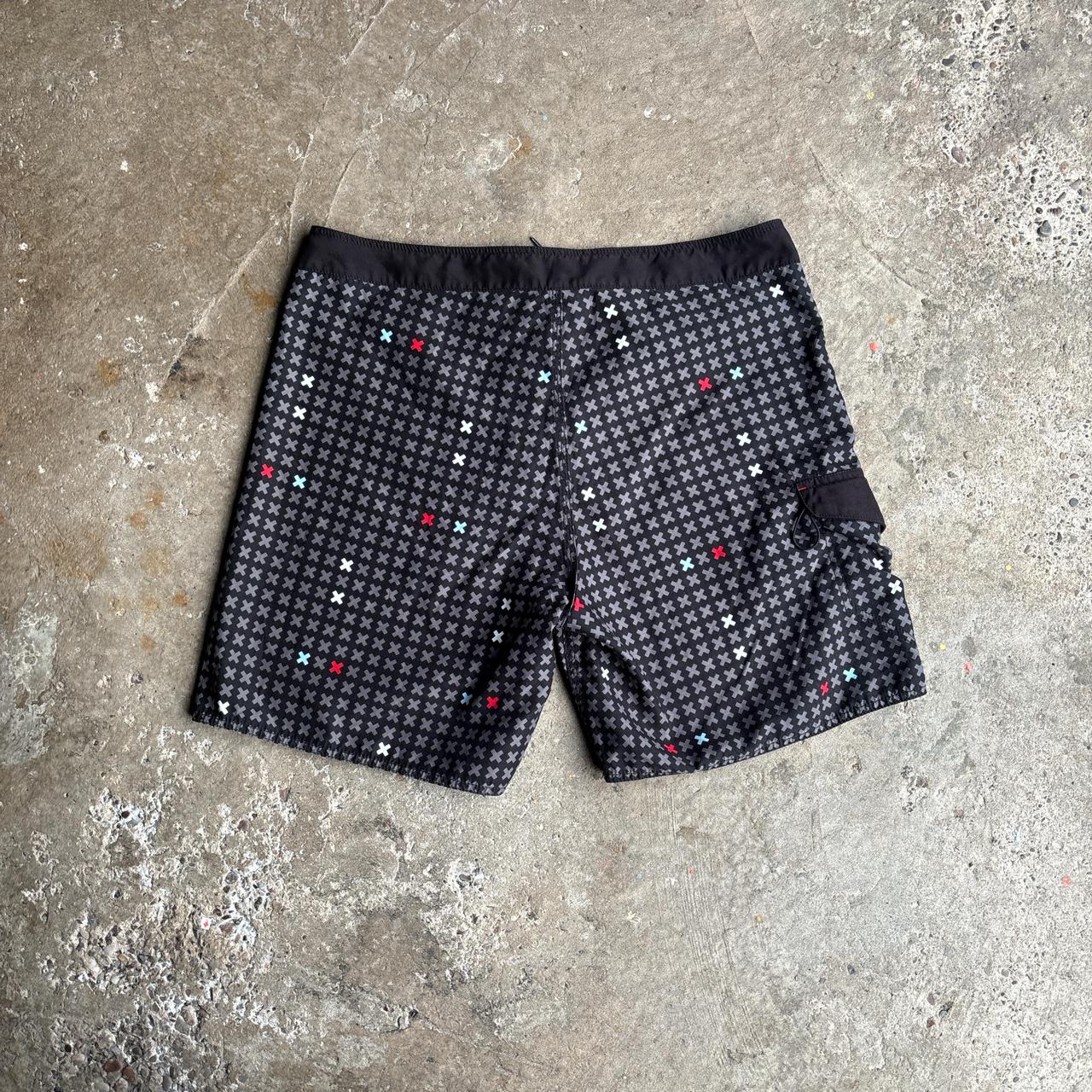 Black Patterned Billabong Board Shorts/Swim Shorts