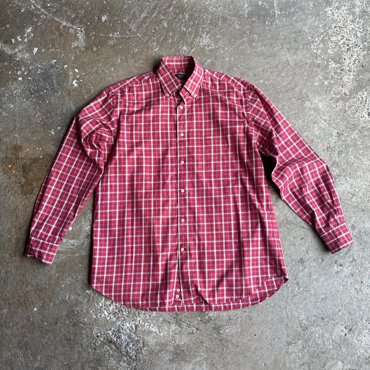 Vintage Paul & Shark Red Checkered Shirt
