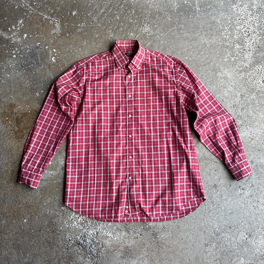 Vintage Paul & Shark Red Checkered Shirt
