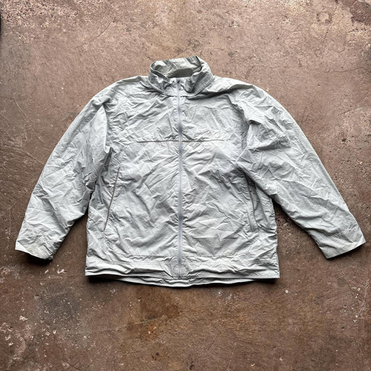 Vintage Light green Adidas windbreaker track jacket
