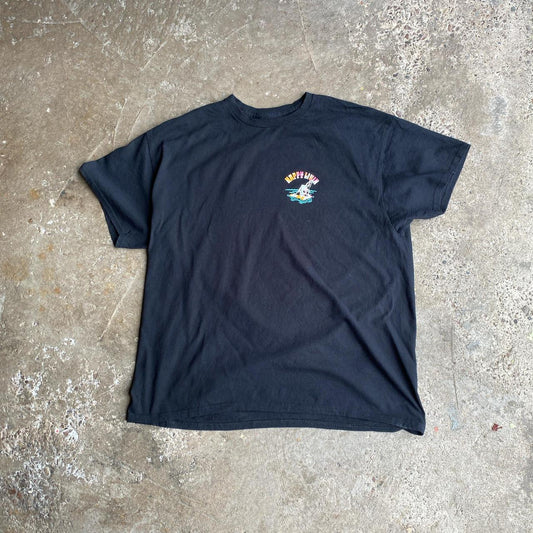 Black ‘Happy Liuin’ Bar T-Shirt