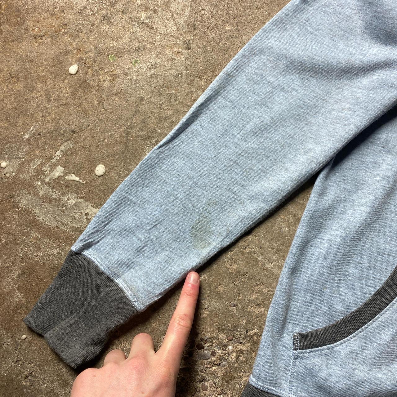 Light Blue Full Zip Champion Hoodie - M