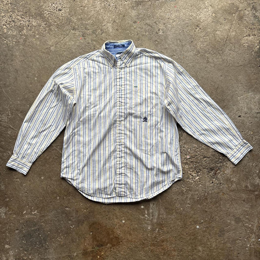 White Tommy Hilfiger striped shirt