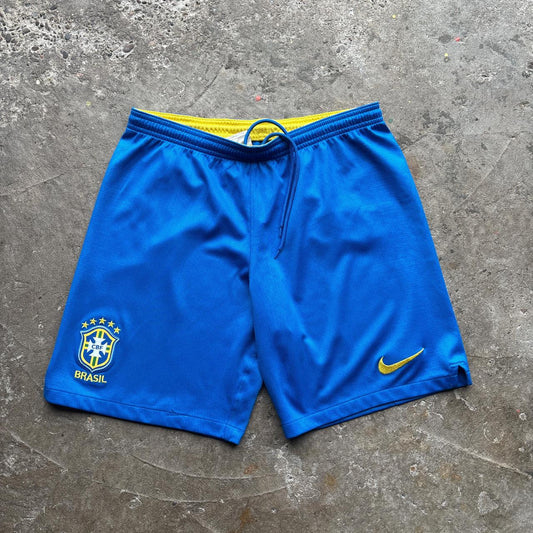 Blue Brazil Nike football shorts - S