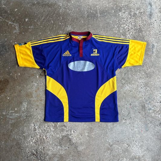 2000’s Blue Highlanders Adidas Rugby Union Shirt - XL