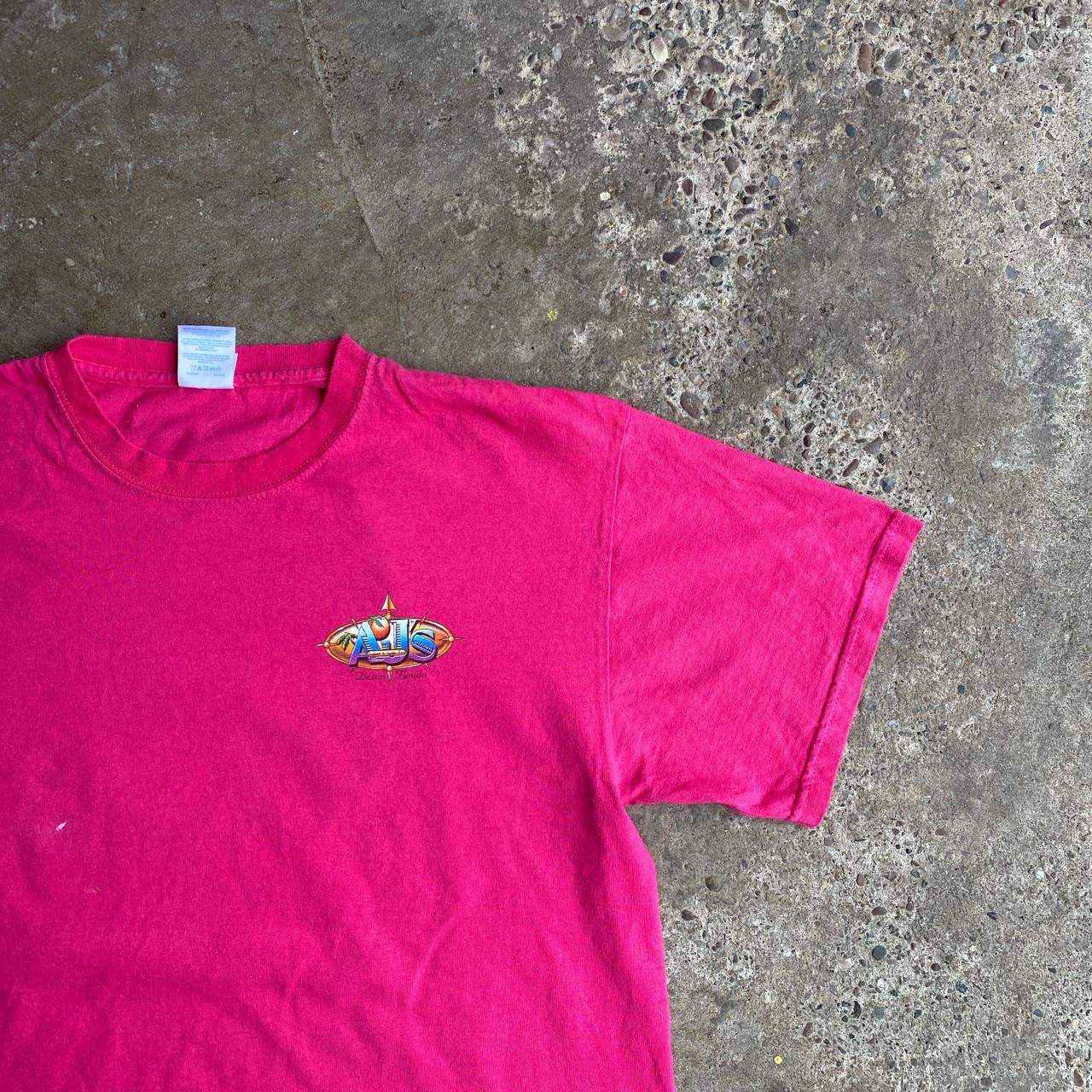 Pink Gildan ‘AJs’ Bar T-Shirt