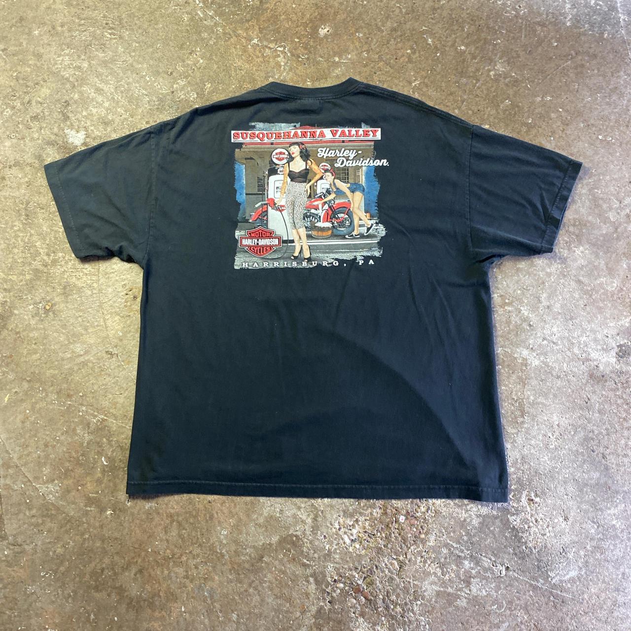 Black Harley Davidson Graphic T-Shirt - 2XL