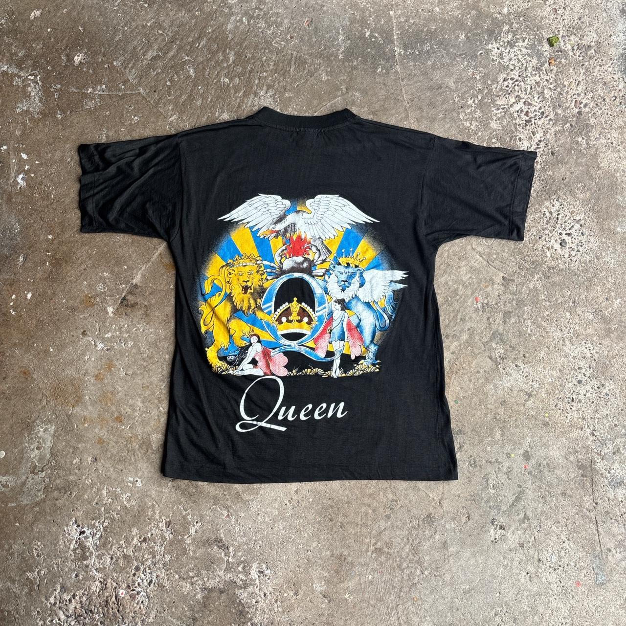 Vintage 80s Queen Freddy Mercury Graphic T Shirt